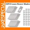 30PCS Stainless Steel Lawn Mower Blades
