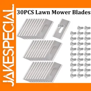 30PCS Stainless Steel Lawn Mower Blades