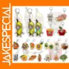 Funny Banana Cat Keychain for Women