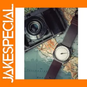 Men's Square Quartz Watch with One Hand Design