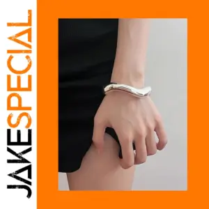 Irregular Zinc Alloy Cuff Bracelet for Women