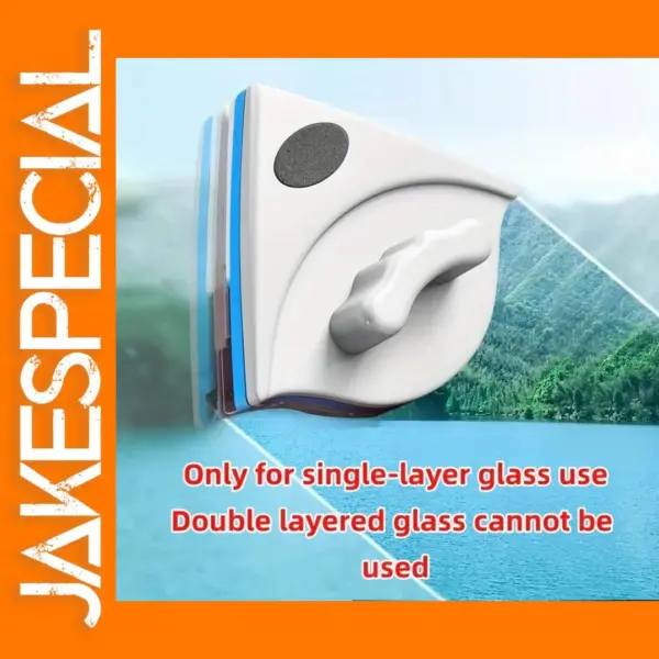 Double-Sided Magnetic Window Cleaner Tool