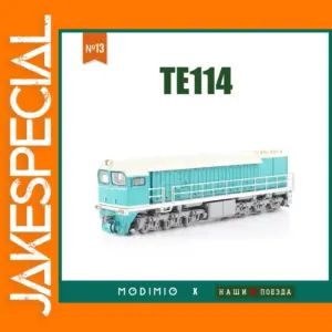 TE114 Diesel Locomotive Model 1:87 Collectible