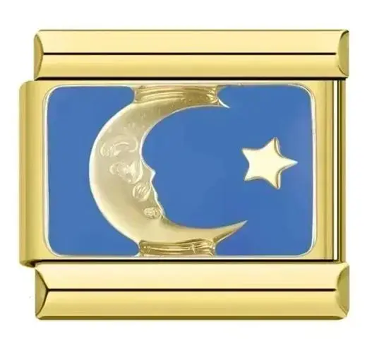 Stainless Steel Golden Star Moon Bracelet 13 Stainless Steel Golden Star Moon Bracelet - Image 13