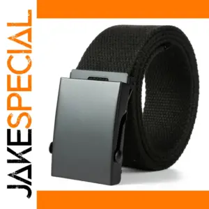 Unisex Tactical Canvas Belt 3.8cm Wide