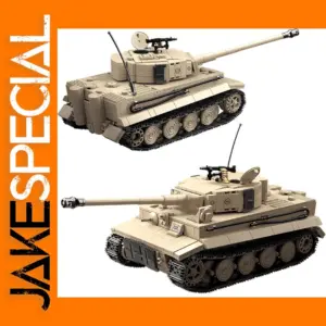 WWII Tiger I Tank Model Building Blocks Set
