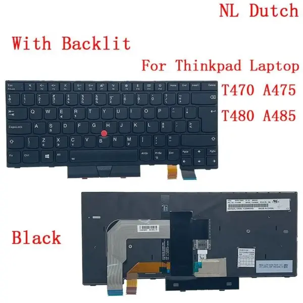 Lenovo ThinkPad Backlit Keyboard for T470/T480 - Image 8