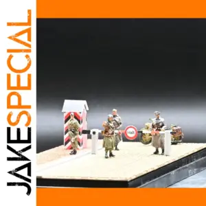 1:72 German Checkpoint Soldier Scene Accessories