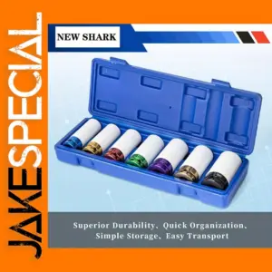 7pcs 1/2 inches Drive Thin Wall Impact Socket Set