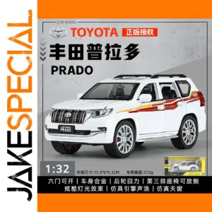 1:32 Diecast Toyota Land Cruiser Prado Model