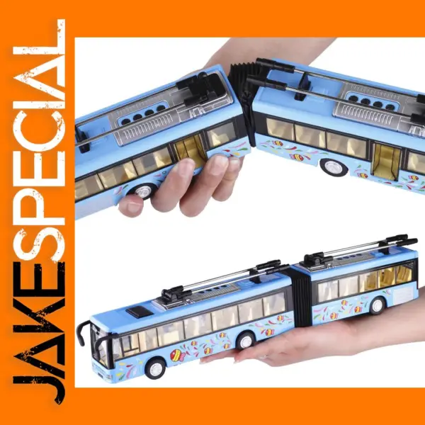 1:50 Scale Alloy Double Section Bus Model