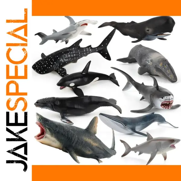 Big Shark Whale Educational Model Toy