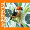 3D Toucan Papercraft Model DIY Decoration