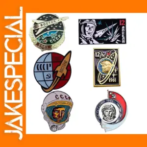 Soviet Gagarin Enamel Pin Classic Brooch