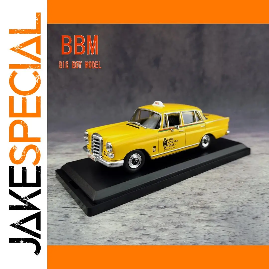 Mercedes Benz 200D Taxi Diecast Model 1/43 1 Mercedes Benz 200D Taxi Diecast Model 1/43