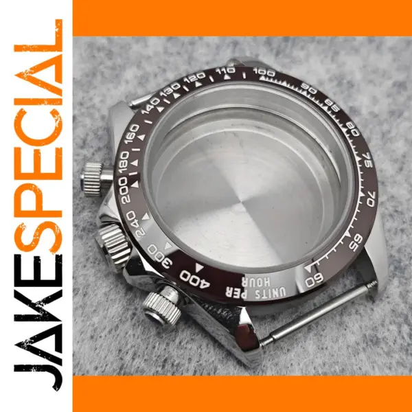 VK63 Quartz Movement Stainless Steel Watch Case