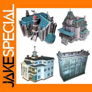 Haunted House 3D Paper Model Kit