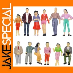 Evemodel 12pcs G Scale 1:25 Miniature Figures