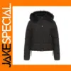 Women's Short Down Jacket with Detachable Hood