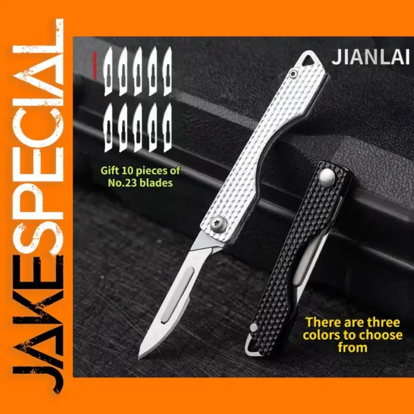 Folding EDC Knife with Stainless Steel Blade