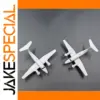 2PCS 1/350 Scale B200 King Air Model