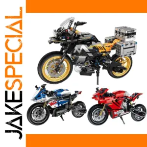 Motorbike Building Blocks Set for Ages 14+