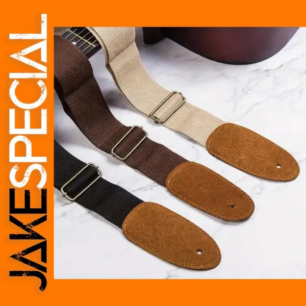 Cotton Guitar Strap for Electric and Folk Guitars