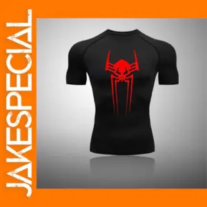 Men's Anime Print Compression Fitness T-Shirt
