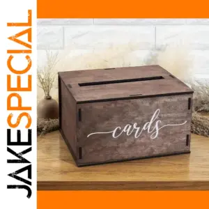 Country Wooden Wedding Gift Box for Cards