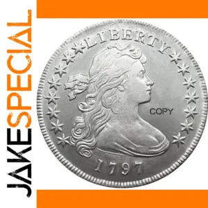 Draped Bust Small Eagle Silver Plated Coin