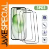 3PCS Tempered Glass Screen Protectors for iPhone