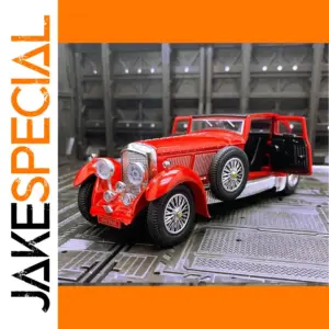 1:28 Alloy Pull Back Retro Car Model