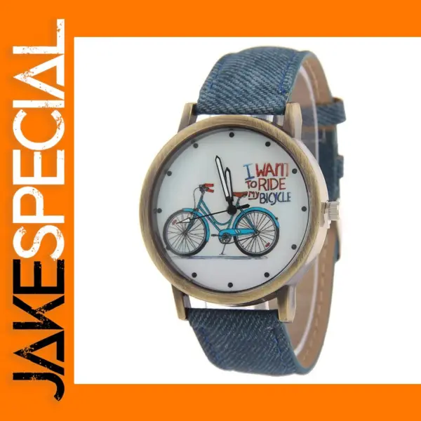 Fashion Bicycle Women Quartz Watch Model xcbjoil2k9