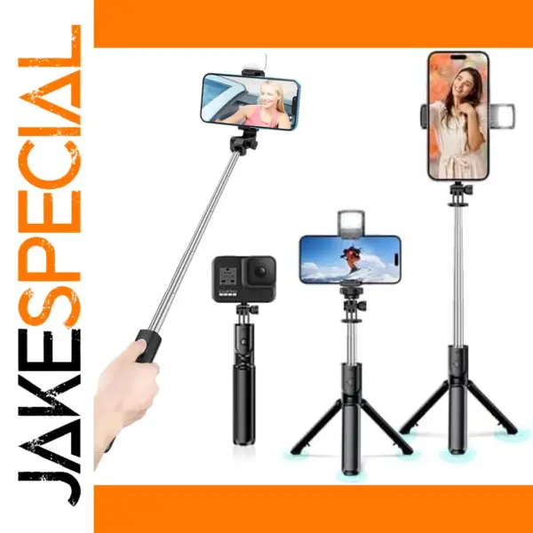 Bluetooth Selfie Stick Tripod for Smartphones