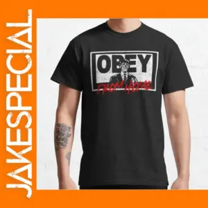 Retro Obey Graphic Tee for Men S-6XL