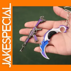 Valorant Mini Karambit Metal Keychain