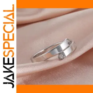 Minimalist Stainless Steel Adjustable Ring