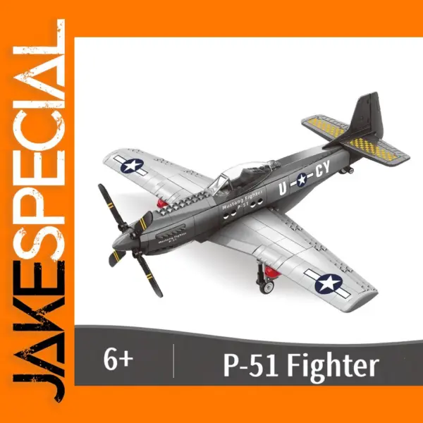 Mustang Helicopter Building Block Toy Set