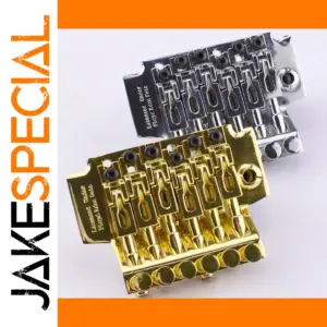 Tremolo System Bridge for Guitar - Gold/Chrome