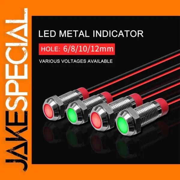 Metal LED Warning Indicator Light - IP67