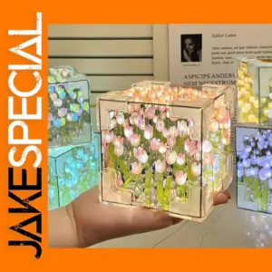 Handmade Tulip Nightlight LED Decor Lamp