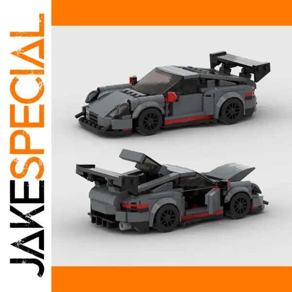 MOC Racing Car Building Blocks Set 374pcs