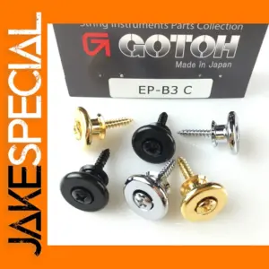 GOTOH Guitar and Bass Strap Buttons Set