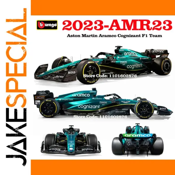 Bburago 1:43 Aston Martin F1 Model Car