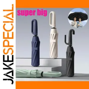 Storm-proof Automatic Umbrella with Vinyl Shade