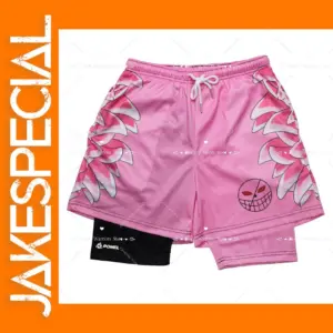 Anime 2-in-1 Sports Shorts for Men