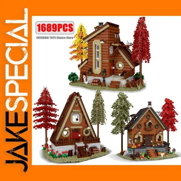 Forest House Building Blocks Model Set