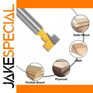 8mm Shank T-Type Keyhole Wood Cutter Set
