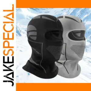Unisex Winter Thermal Scarf with Face Mask