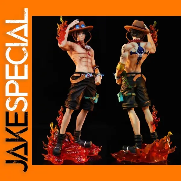 23CM One Piece Ace Figure PVC Collectible